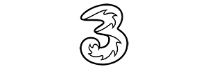Tre logotyp